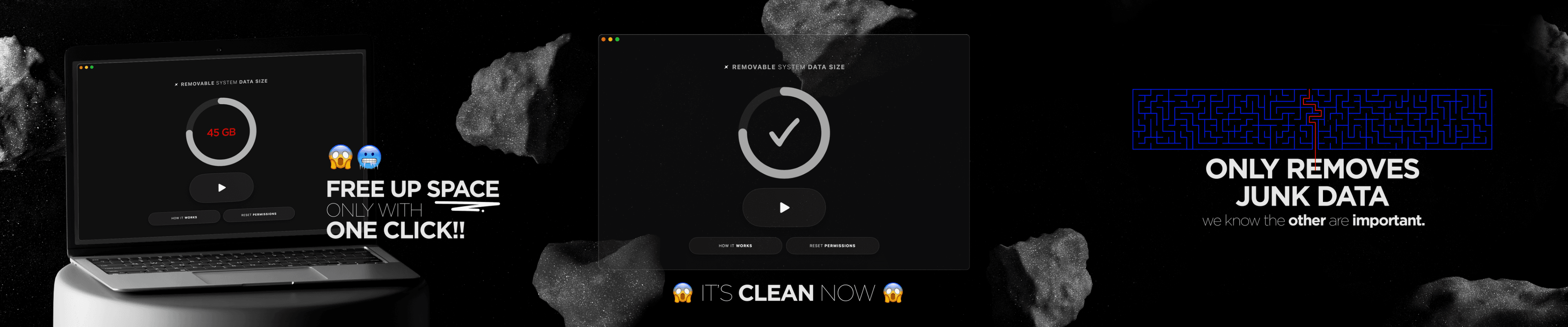 System Data Cleaner App Store screenshots