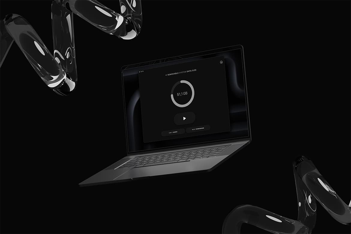 System Data Cleaner on a MacBook